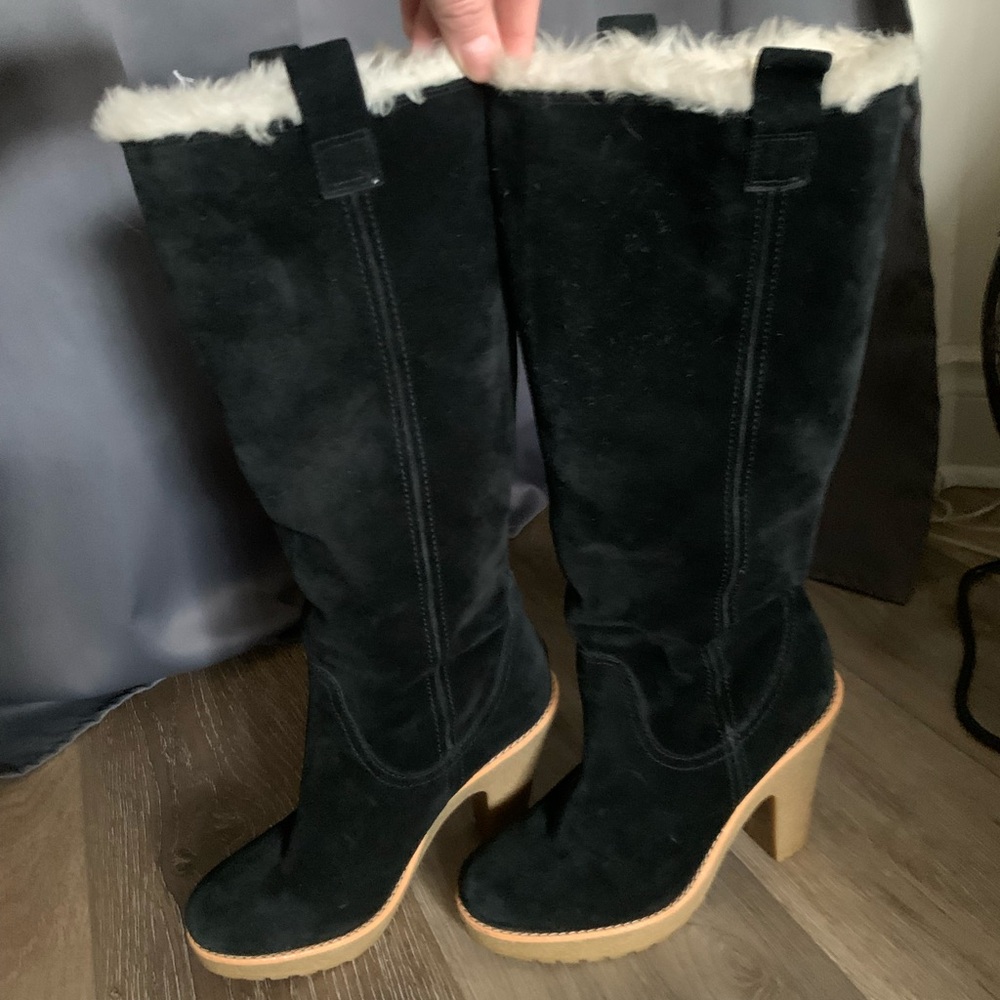 Jessica Simpson Women's Black Suede Boots